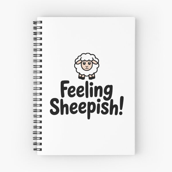 Item preview, Feeling Sheepish! Cute Sheep Pun designed and sold by PMCreative.
