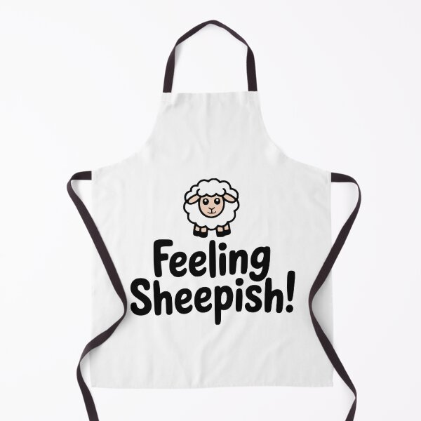Item preview, Feeling Sheepish! Cute Sheep Pun designed and sold by PMCreative.