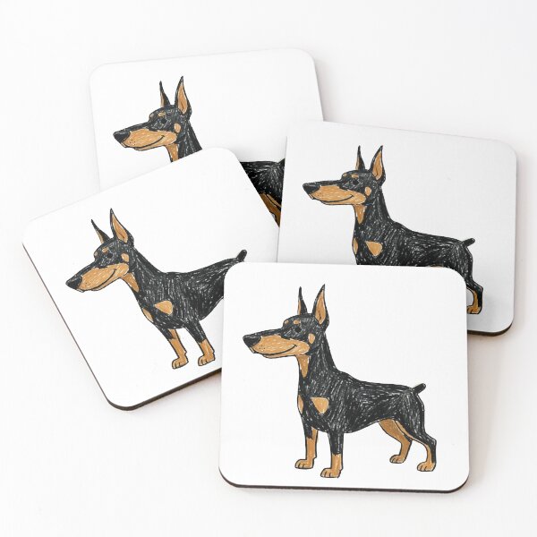 Item preview, Hand Drawn Doberman Dog Illustration designed and sold by WhatsupDawg.