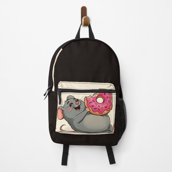 Item preview, Cute Chubby Mouse with Donut designed and sold by MKVisions.
