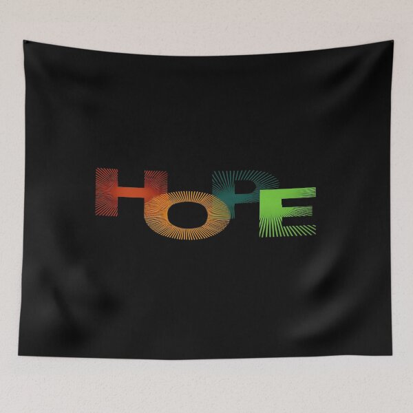 Item preview, Radiant HOPE Typography Art – Bold Gradient Letters, Inspirational Wall Decor, Uplifting Gift Idea designed and sold by Bright Nest Studio.