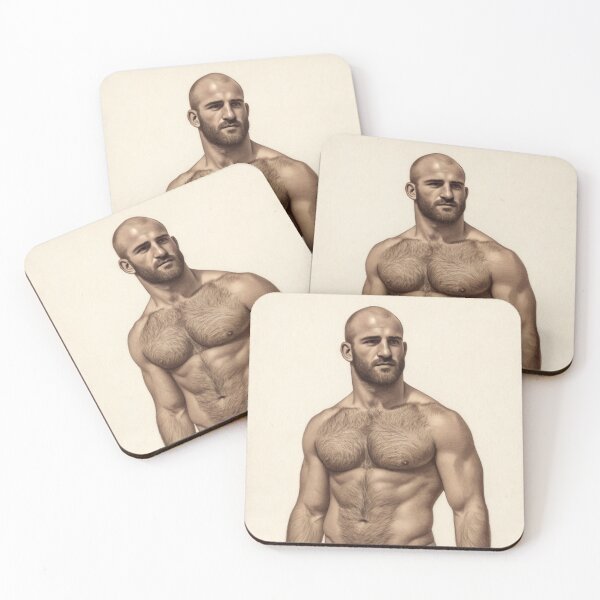 Item preview, Modelo masculino robusto en estilo retro designed and sold by gayishdesign.