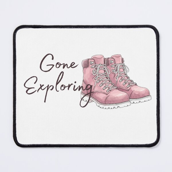 Item preview, Gone Exploring Feminine Travel Sticker designed and sold by TLKStudio.