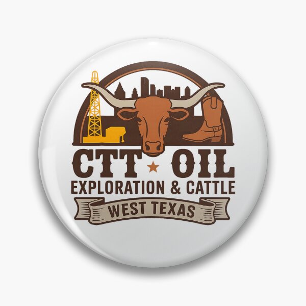 Item preview, CTT Oil Exploration and Cattle Company Texas designed and sold by leolawaller.