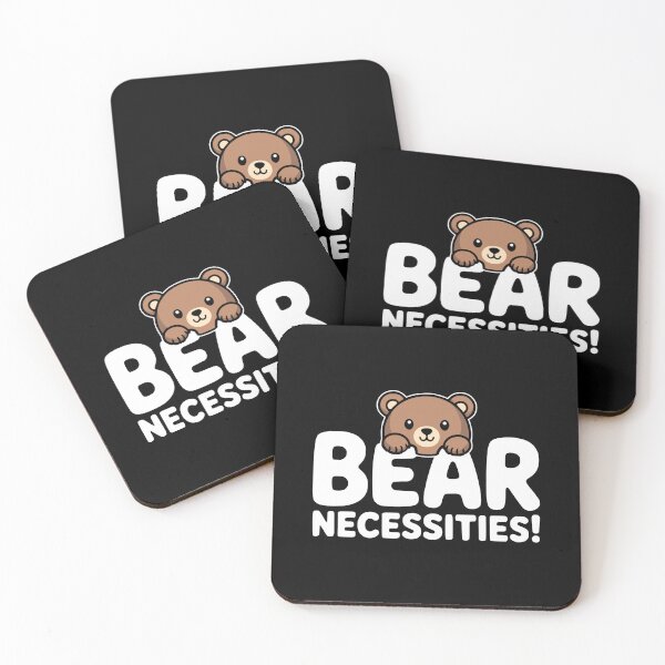 Item preview, Bear Necessities! Funny Bear Pun designed and sold by PMCreative.