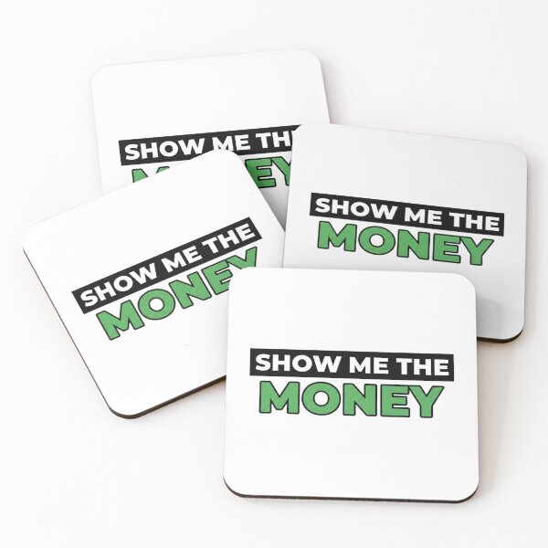 Item preview, Show Me The Money – Bold Motivational Money Quote Typography Design designed and sold by inaveed.