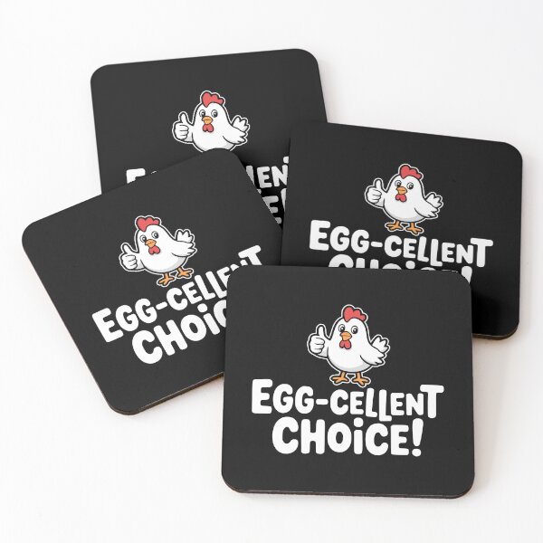 Item preview, Eggcellent Choice! Cute Chicken Puns designed and sold by PMCreative.