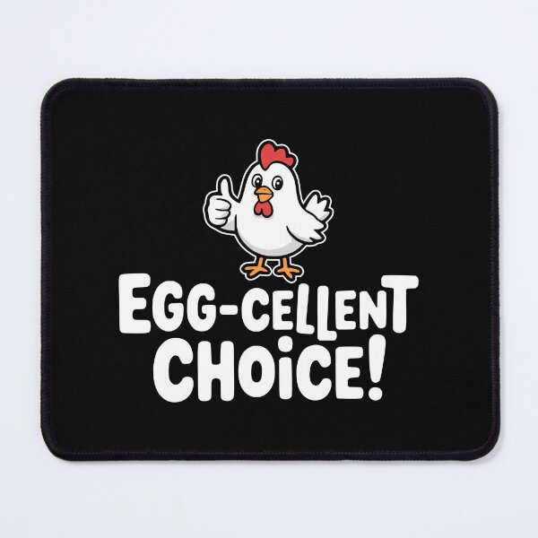 Item preview, Eggcellent Choice! Cute Chicken Puns designed and sold by PMCreative.