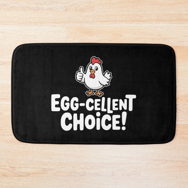 Item preview, Eggcellent Choice! Cute Chicken Puns designed and sold by PMCreative.