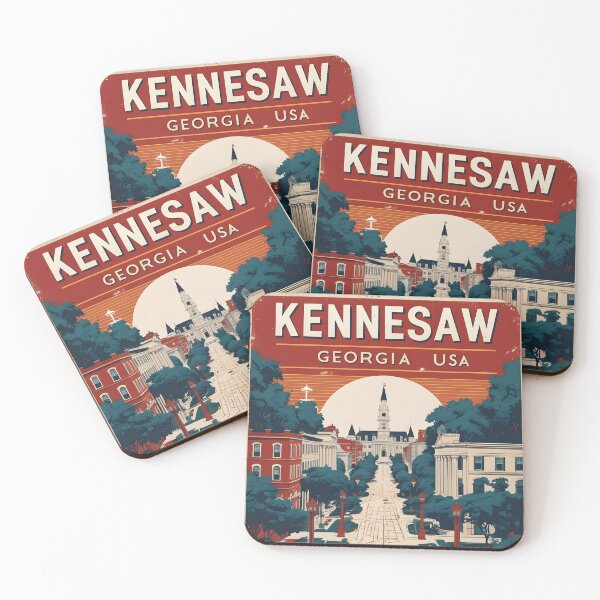 Item preview, Kennesaw Georgia USA Vintage Travel Tourism  designed and sold by TravelersGems.