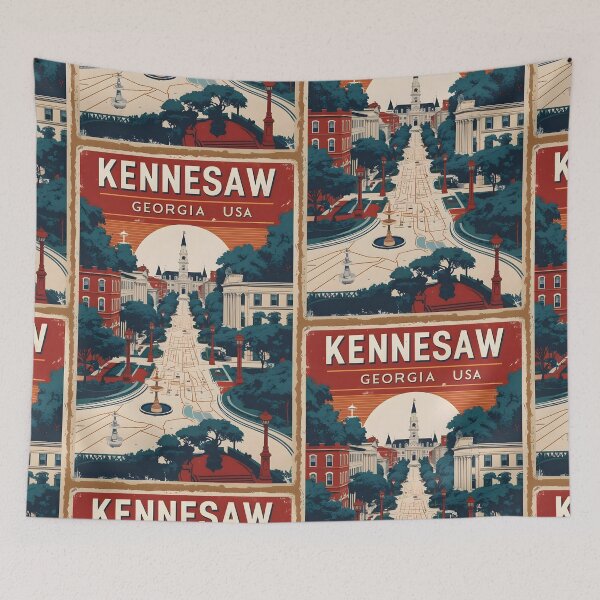 Item preview, Kennesaw Georgia USA Vintage Travel Tourism  designed and sold by TravelersGems.