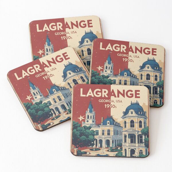 Item preview, Lagrange Georgia USA Vintage Travel Tourism  designed and sold by TravelersGems.