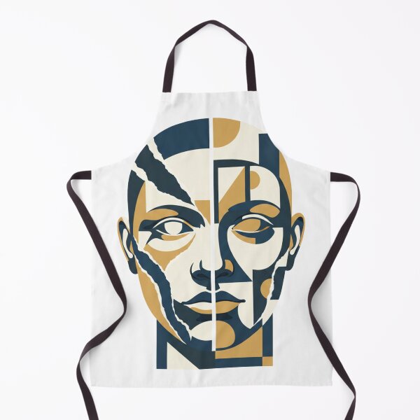 Item preview, Abstract Geometric Face – Modern Cubist Portrait Art Illustration designed and sold by inaveed.