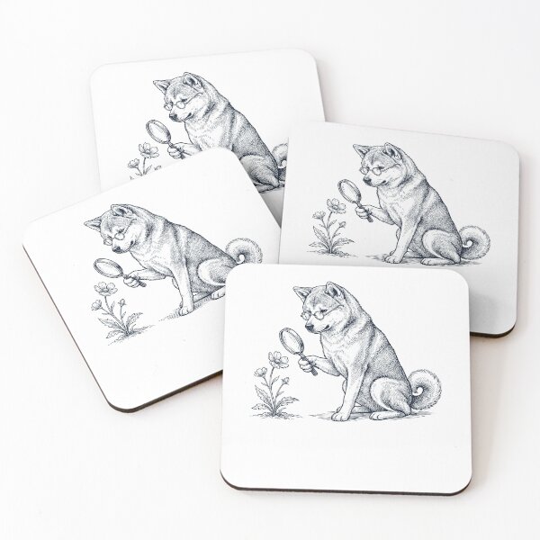 Item preview, Vintage Akita Botanist Flower Dog Mom Dad designed and sold by DoodleTortle.