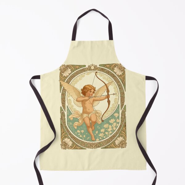 Item preview, Cute Cherubic Figure With Art Nouveau Florals designed and sold by taiche.