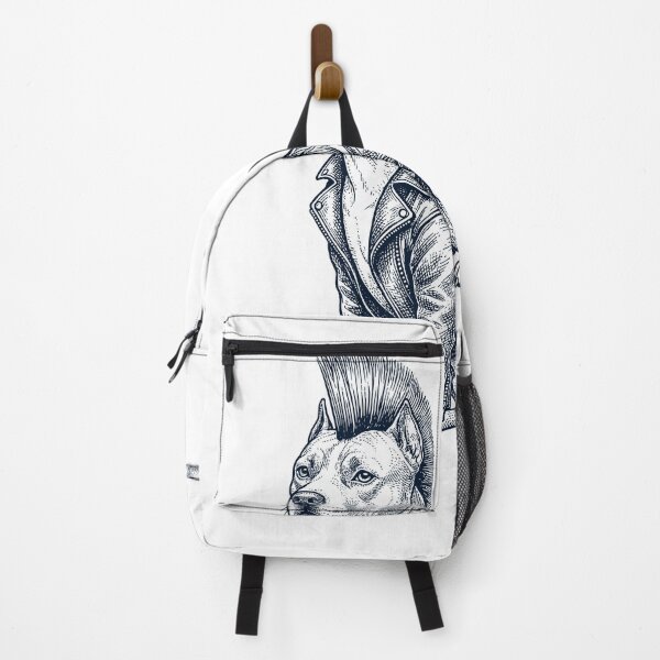 Item preview, Vintage American Staffordshire Terrier Punk Mowhawk Dog Mom Dad designed and sold by DoodleTortle.
