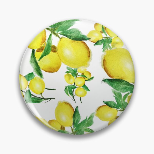 Item preview, yellow lemon watercolor designed and sold by SelenePaintings .