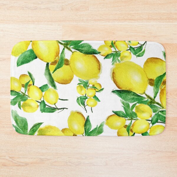 Item preview, yellow lemon watercolor designed and sold by ColorandColor.