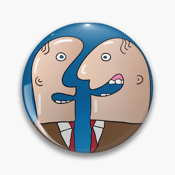 Item preview, Two Businessmen Facing Each Other as One designed and sold by Miro’s Twisted Ink.