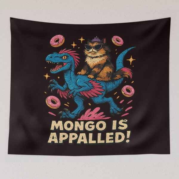 Item preview, Mongo Is Appalled Dungeon Chaos With Princess Donut designed and sold by Wild Wyo.