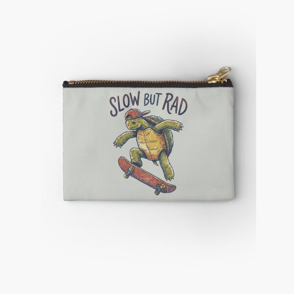 Item preview, Slow But Rad - Vintage Skateboarding Turtle Graphic designed and sold by AwesomeBeyondLimits.