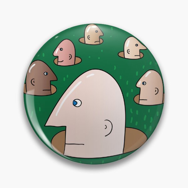 Item preview, People Popping Heads Out of Ground Holes designed and sold by Miro’s Twisted Ink.