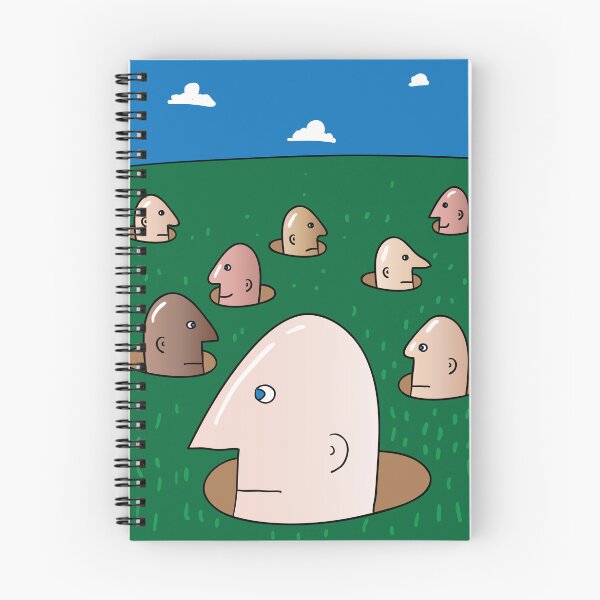 Item preview, People Popping Heads Out of Ground Holes designed and sold by Miro’s Twisted Ink.