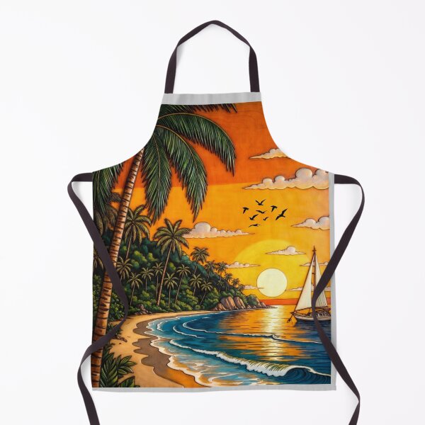 Item preview, Sunset Beach Tropical Palm Tree designed and sold by Fateh-Kro ⭐⭐⭐⭐⭐.