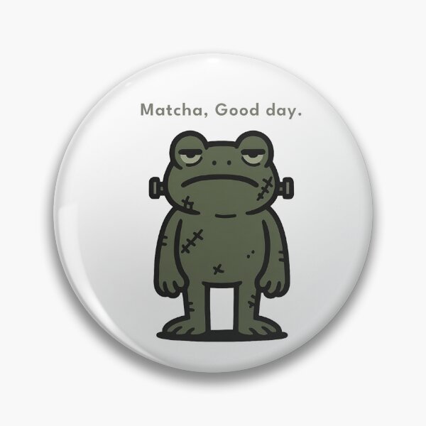 Item preview, Quiet Monsters Club : Matcha, Good day. designed and sold by WorkXPlay.