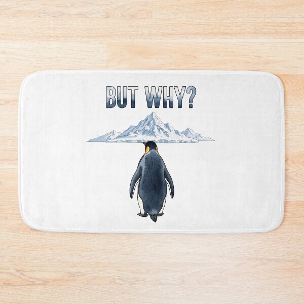 Item preview, Penguin But Why, Nihilist Penguin, Penguin Meme, Penguin Heading to Mountain, Penguin Mountain designed and sold by Yaremchuk.