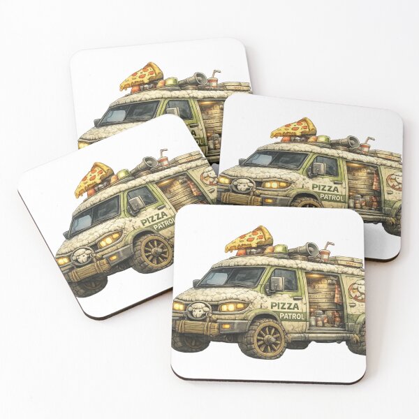 Artikelvorschau, Pizza Patrol Wagon – TurtleSheepNinja Snack Support Van entworfen und verkauft von Thpoar.