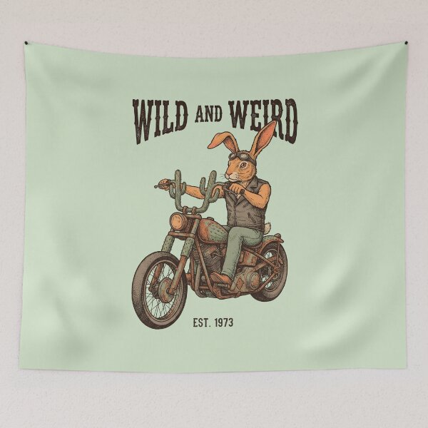 Item preview, Wild and Weird: The Hare-Raising Cactus Chopper designed and sold by AwesomeBeyondLimits.