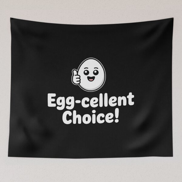 Item preview, Egg-cellent Choice! Cute Egg Puns designed and sold by PMCreative.