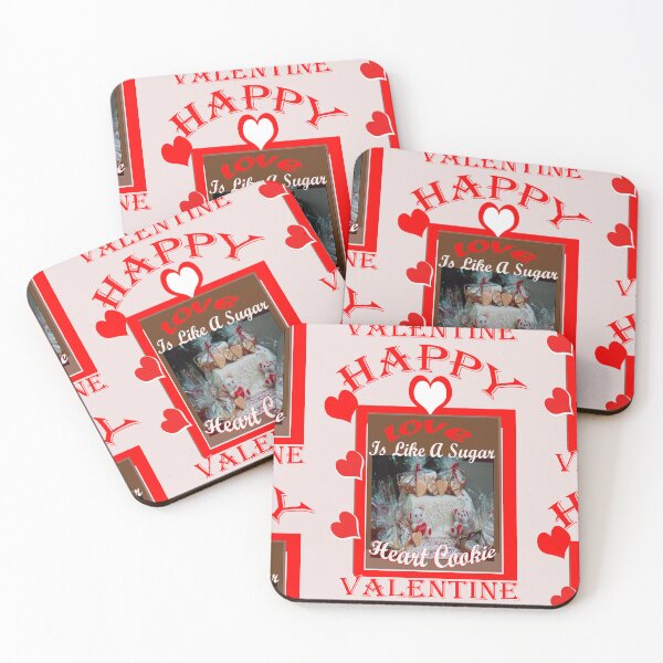 Item preview, "LOVE IS LIKE A SUGAR HEART COOKIE" no.8 designed and sold by VAVibrationArt.