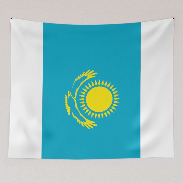 Item preview, Vertical Kazakhstan Flag Design designed and sold by NTGUILTY.