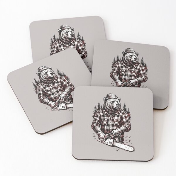 Item preview, Grizzly Logger: The Forest's Most Overqualified Lumberjack designed and sold by AwesomeBeyondLimits.