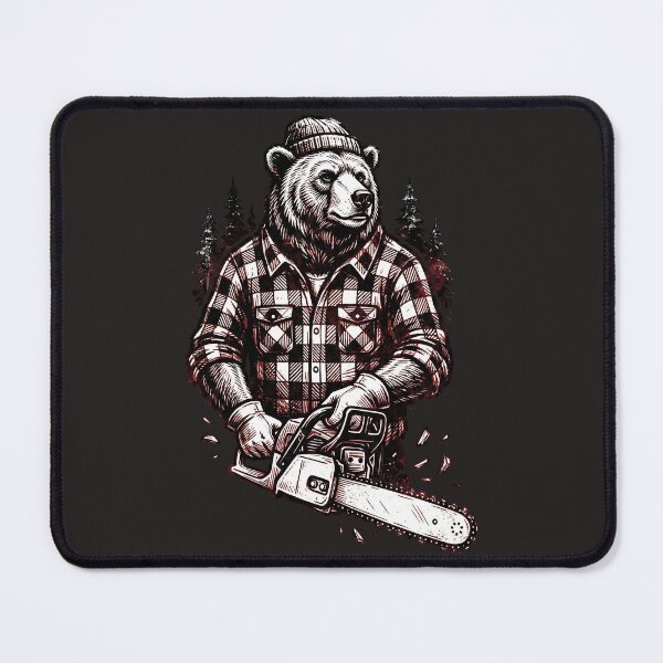 Item preview, Grizzly Logger: The Forest's Most Overqualified Lumberjack designed and sold by AwesomeBeyondLimits.