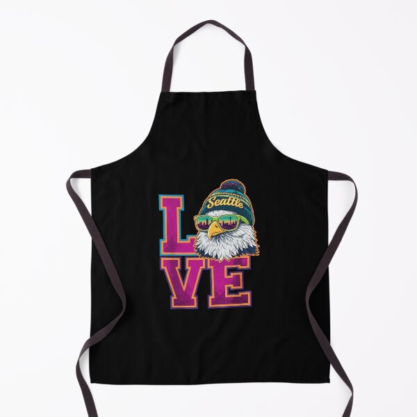 Item preview, Seattle Love Retro Eagle — Vibrant PNW Cityscape & Streetwear Art designed and sold by Evaevonechi.