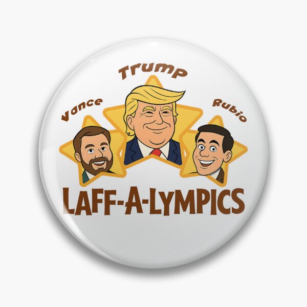 Item preview, Laff-A-Lympics Political Parody Cartoon – Trump, Vance, Rubio Satire Illustration designed and sold by RogueSymmetry.