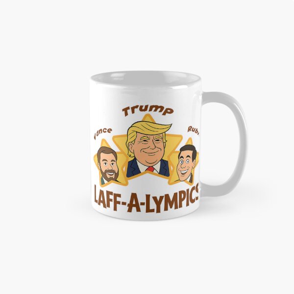 Item preview, Laff-A-Lympics Political Parody Cartoon – Trump, Vance, Rubio Satire Illustration designed and sold by RogueSymmetry.