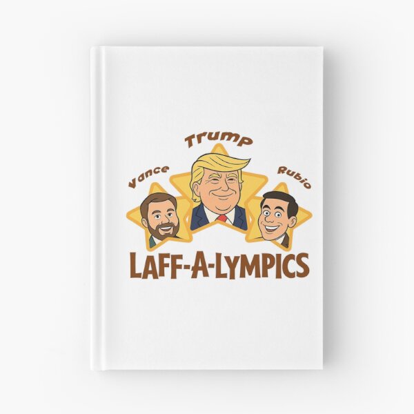Item preview, Laff-A-Lympics Political Parody Cartoon – Trump, Vance, Rubio Satire Illustration designed and sold by RogueSymmetry.