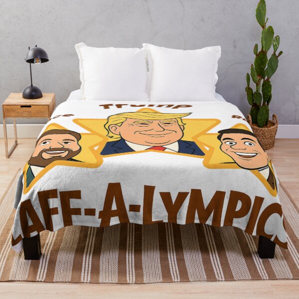 Item preview, Laff-A-Lympics Political Parody Cartoon – Trump, Vance, Rubio Satire Illustration designed and sold by RogueSymmetry.