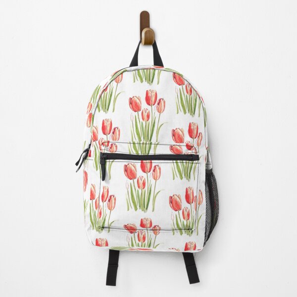 Item preview, orange tulips watercolor hand painted  designed and sold by SelenePaintings .