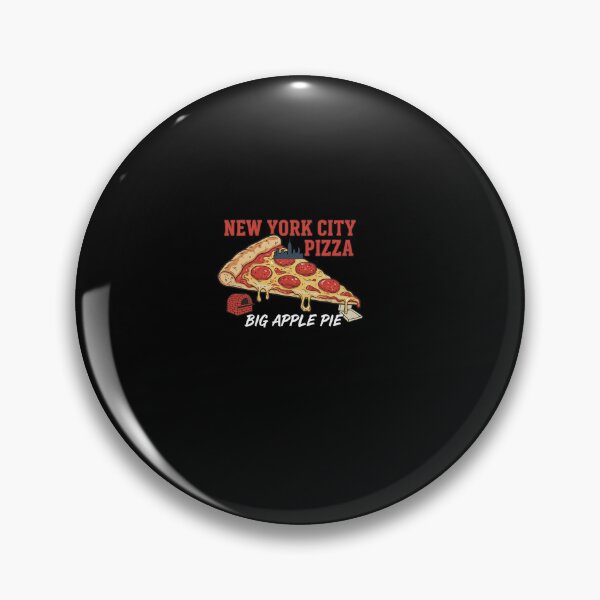 Item preview, New York City Pizza – Vintage Big Apple Pie Pepperoni Slice Graphic designed and sold by Evaevonechi.