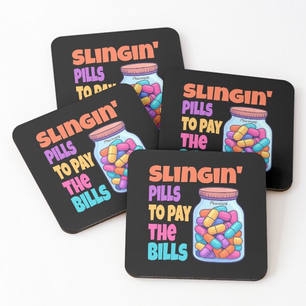 Item preview, Slinging Pills To Pay The Bills - Funny Pharmacist Boyfriend  designed and sold by CrewGifted.