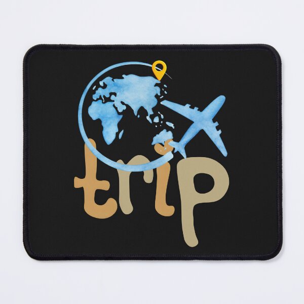 Item preview, Adventure Wanderlust Trip Design with Map Pin and Plane designed and sold by Aquarius-club.