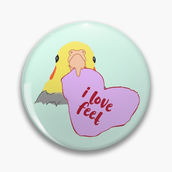 Item preview, Cockatiel I love Feet designed and sold by FandomizedRose.