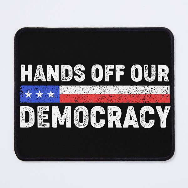 Item preview, Hands Off Our Democracy - Save American Democracy designed and sold by kolshi-shop.