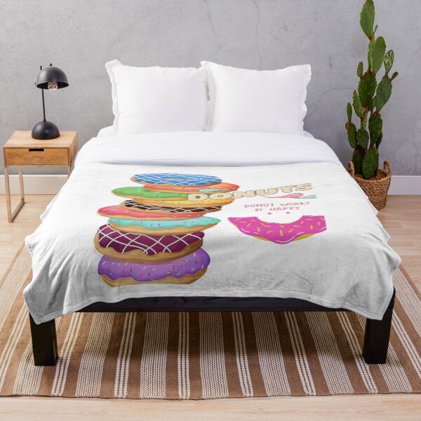 Item preview, Donuts – Donut Worry Be Happy designed and sold by GoldenSparkleShop.