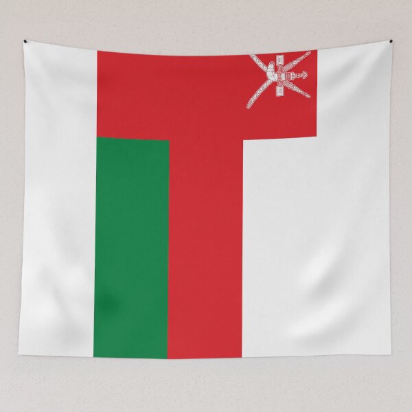Item preview, Vertical Oman Flag Design designed and sold by NTGUILTY.